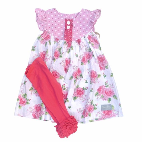 G02-Eleanor Rose, 6/7Y, 0/s cotton shirt + short - Picture 1 of 1